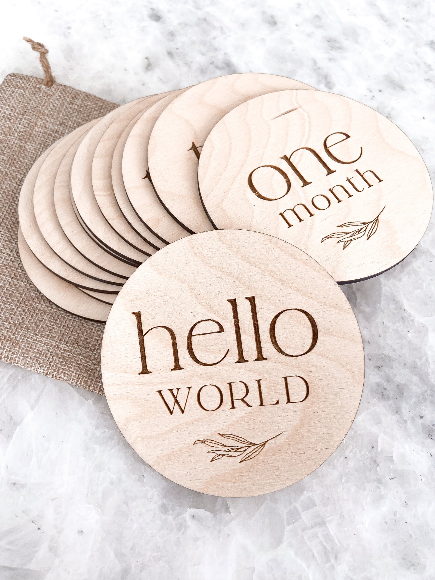 Milestone Markers - The Cozy Nest Handmade