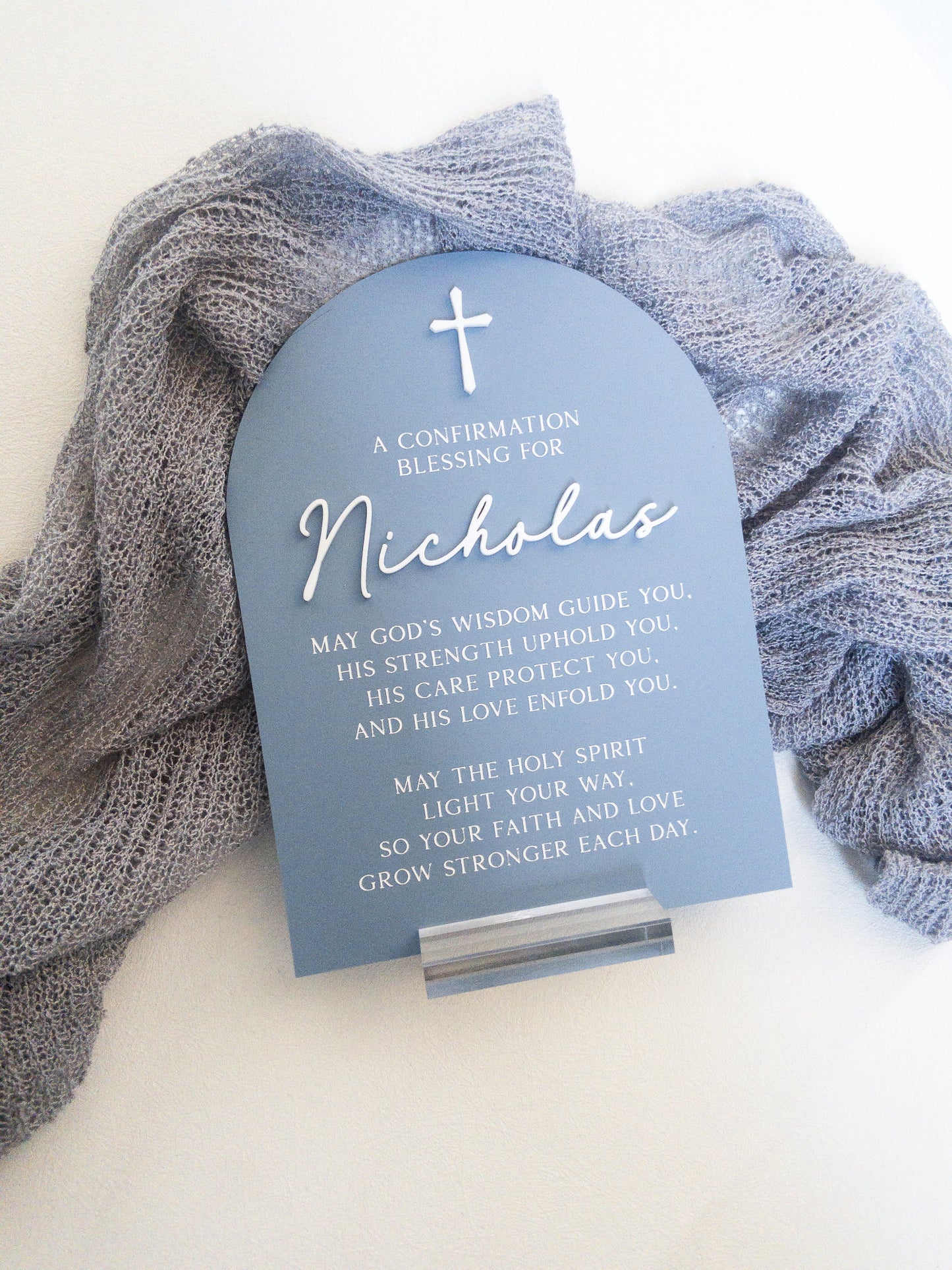 A Confirmation Blessing Keepsake - The Cozy Nest Handmade