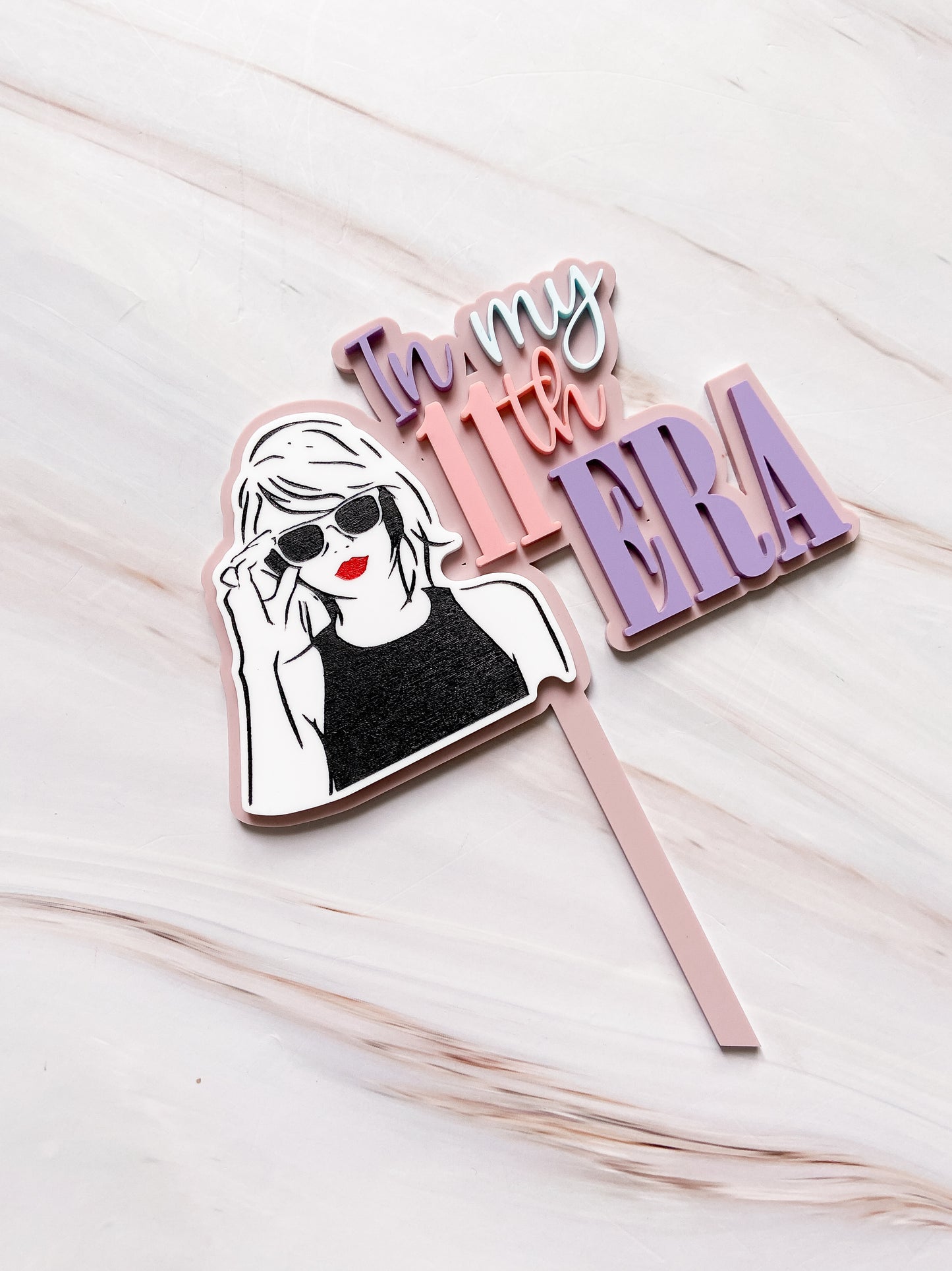 Custom Designed Cake Topper - The Cozy Nest Handmade