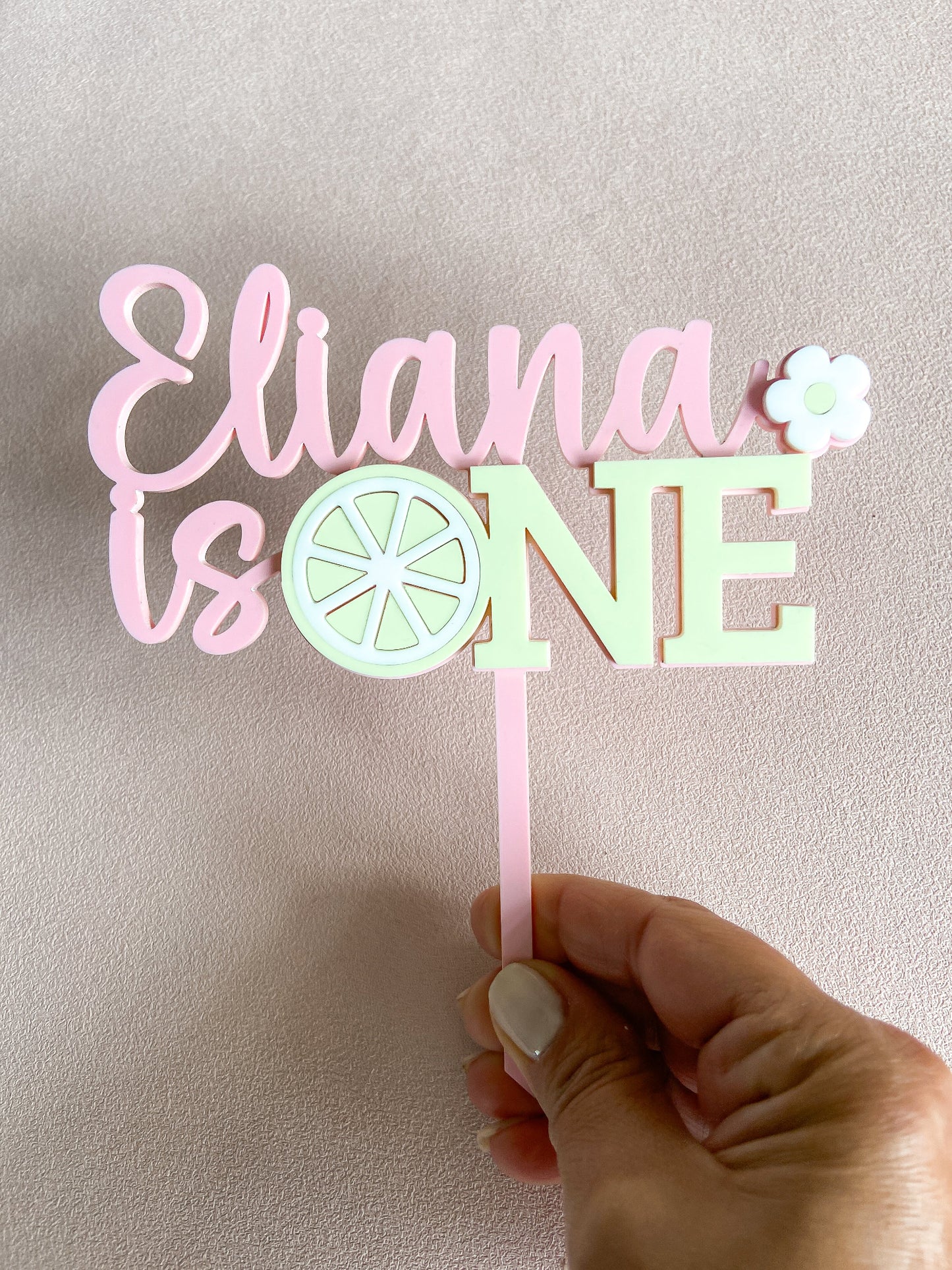 Custom Designed Cake Topper - The Cozy Nest Handmade
