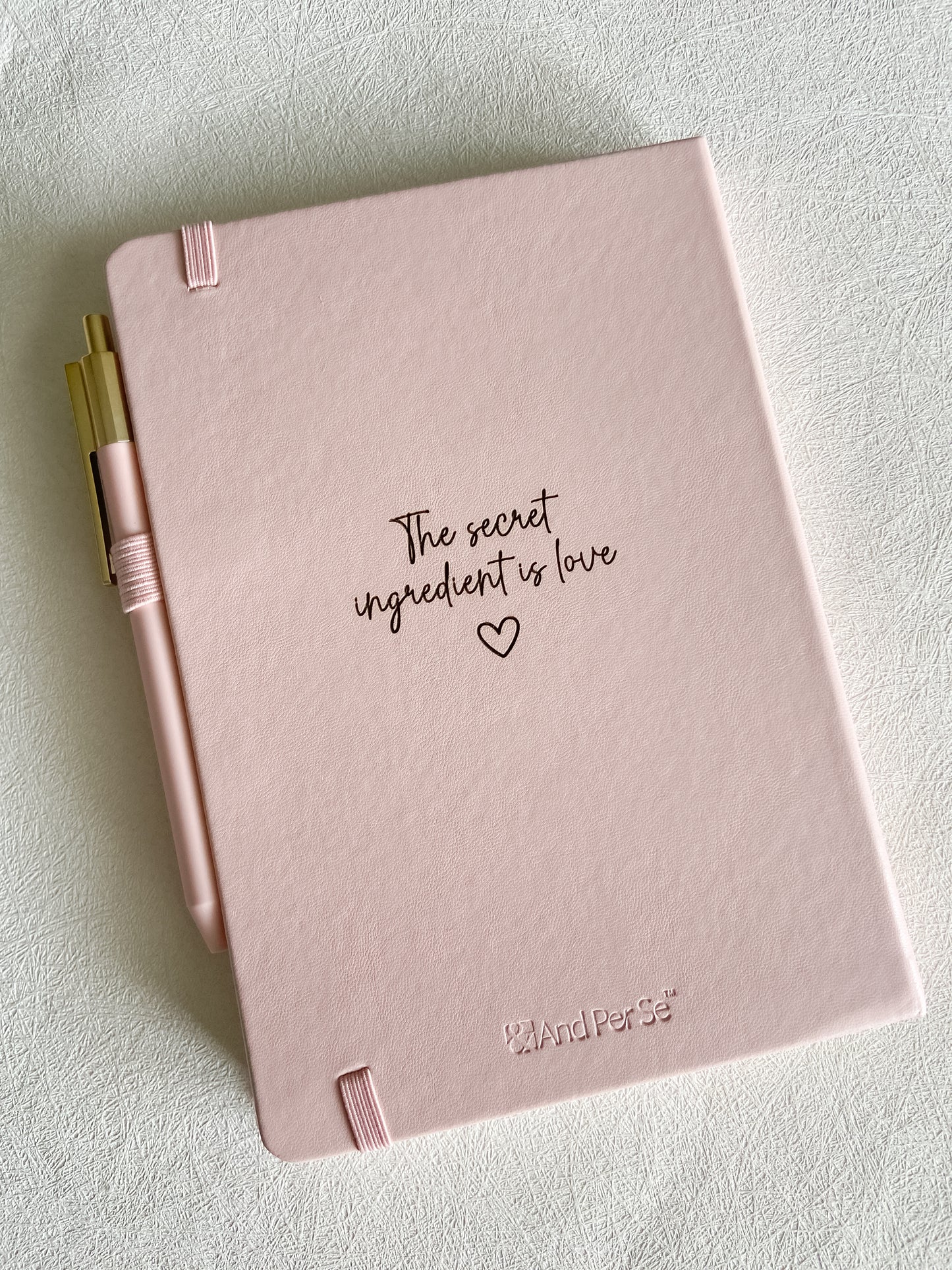 Personalized Recipe Book & Pen Set
