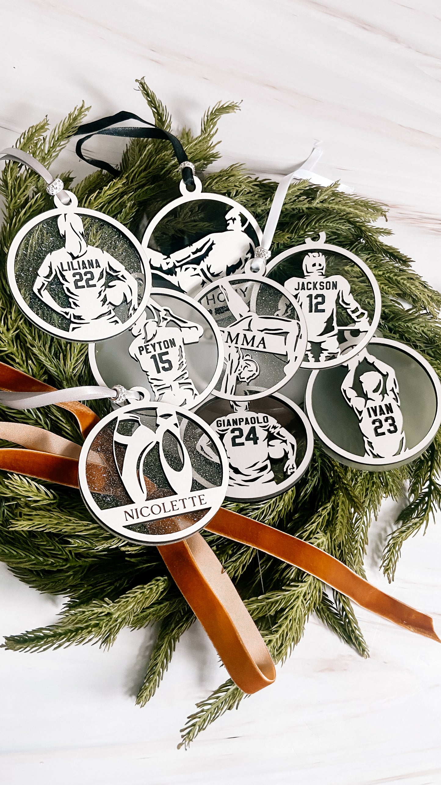 personalized kids Hobby sport Christmas Ornament