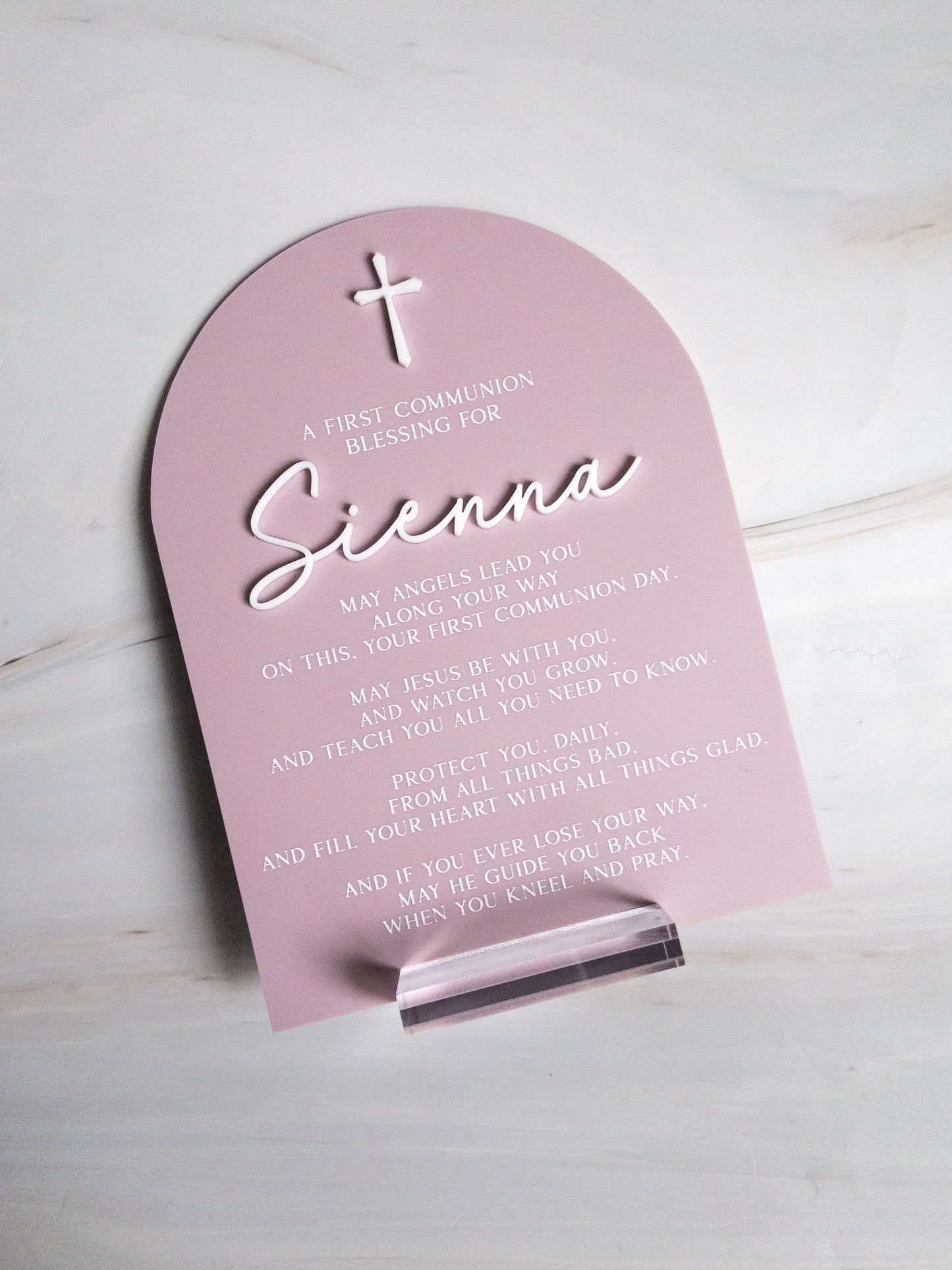 A First Communion Blessing Keepsake