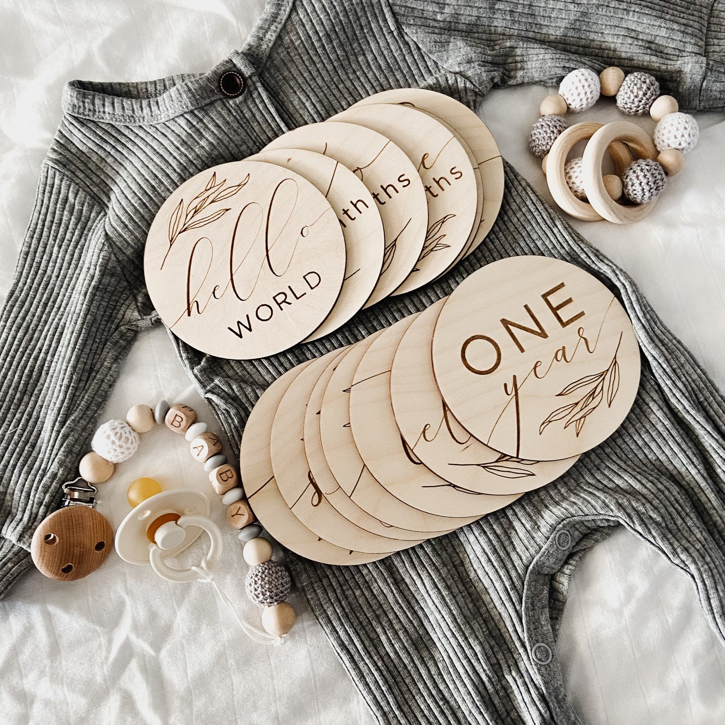 Milestone Markers - The Cozy Nest Handmade