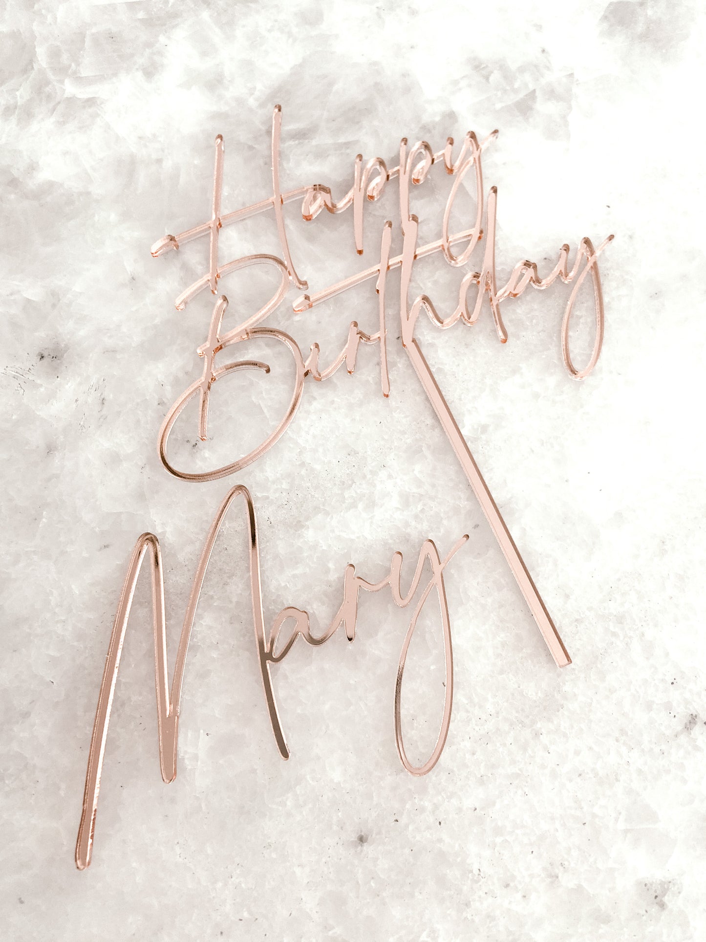 Birthday Cake Topper 2 Piece Set