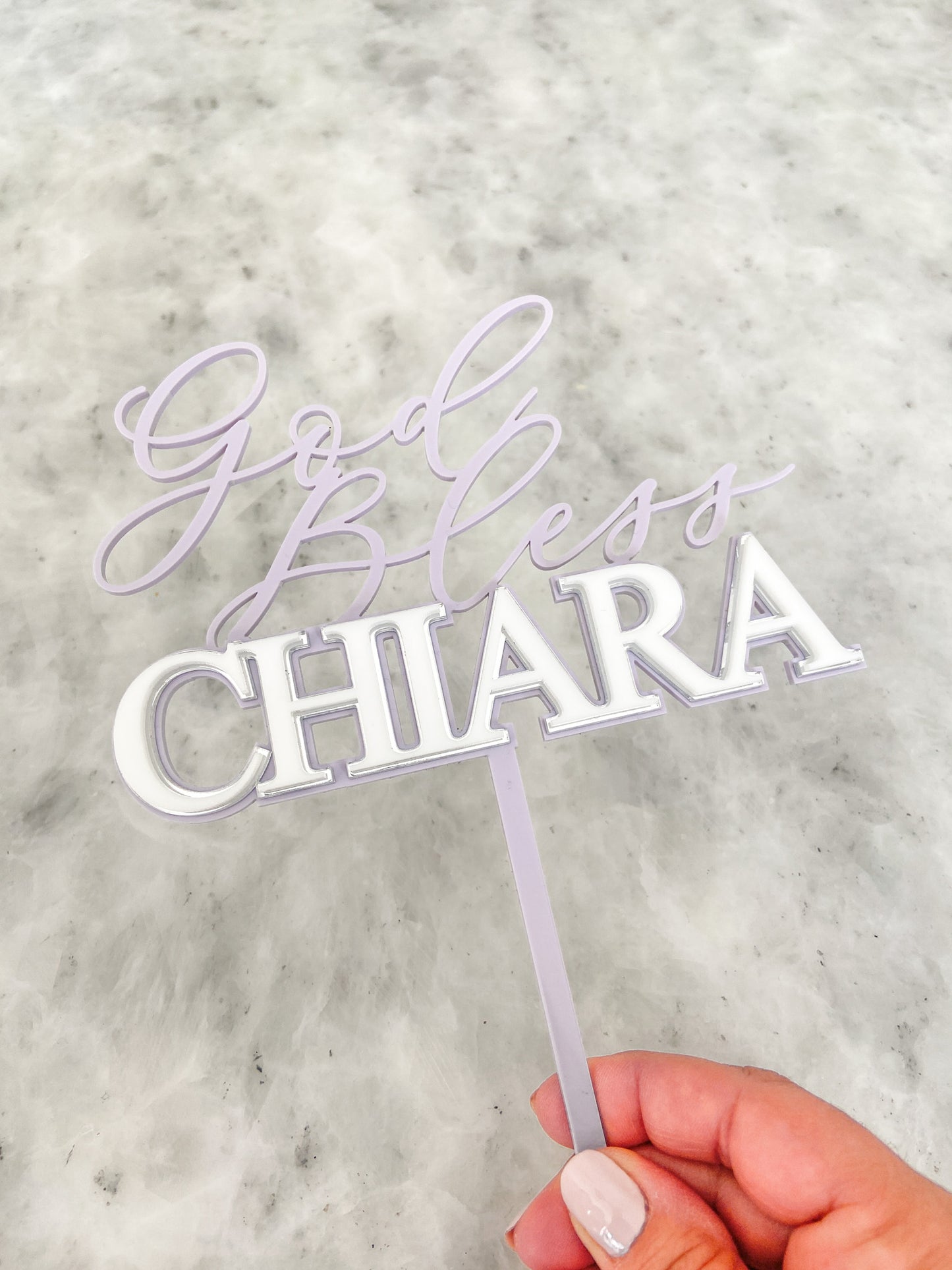 Sacrament Cake Topper - Multi Layer - The Cozy Nest Handmade