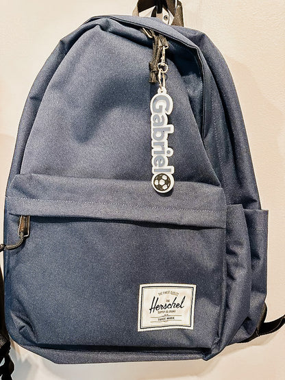 Backpack Tag / Keychain - Soccer - The Cozy Nest Handmade