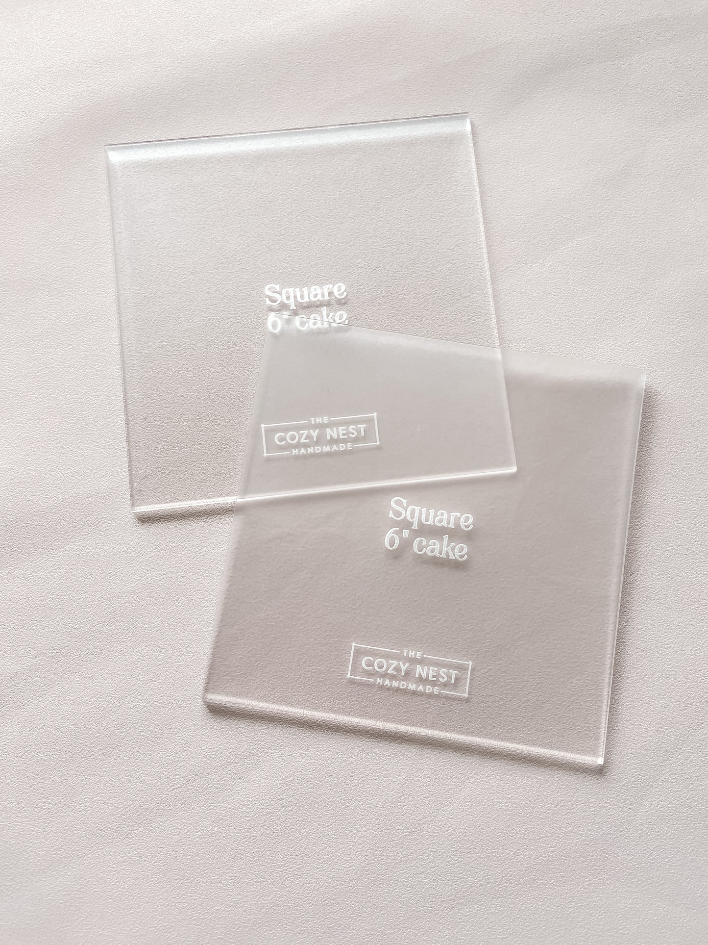 Square - Cake Frosting Guide Set of 2 - The Cozy Nest Handmade