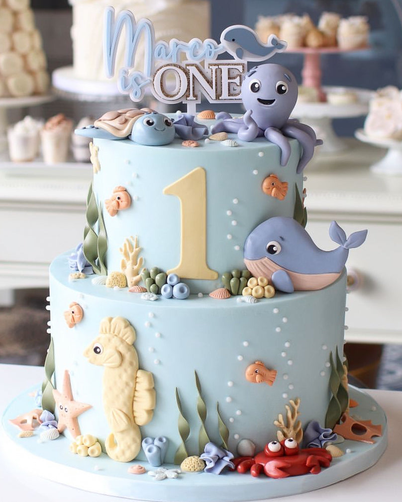 Custom Designed Cake Topper - The Cozy Nest Handmade