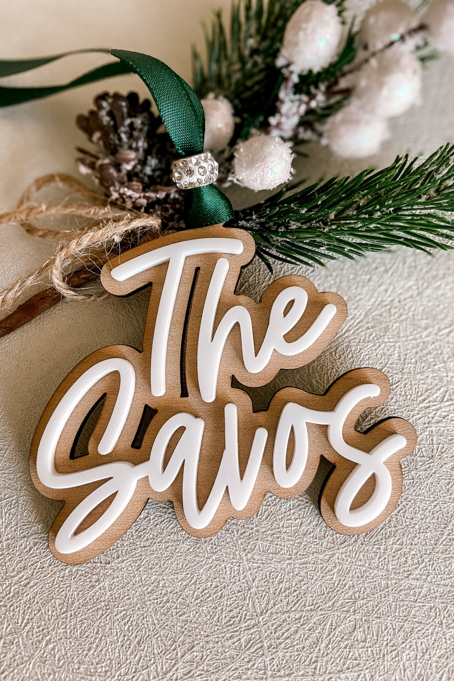 Personalized Family Christmas Ornament