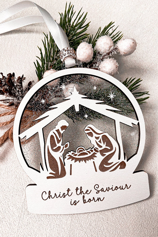 Christian Christmas Ornament Baby Jesus