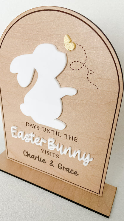 Easter Bunny Countdown Board - The Cozy Nest Handmade