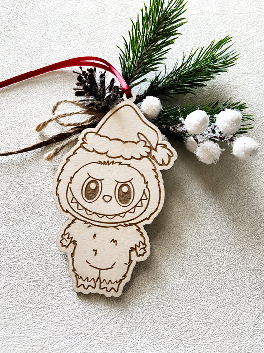 Colour It! Monster Christmas Ornament for Kids