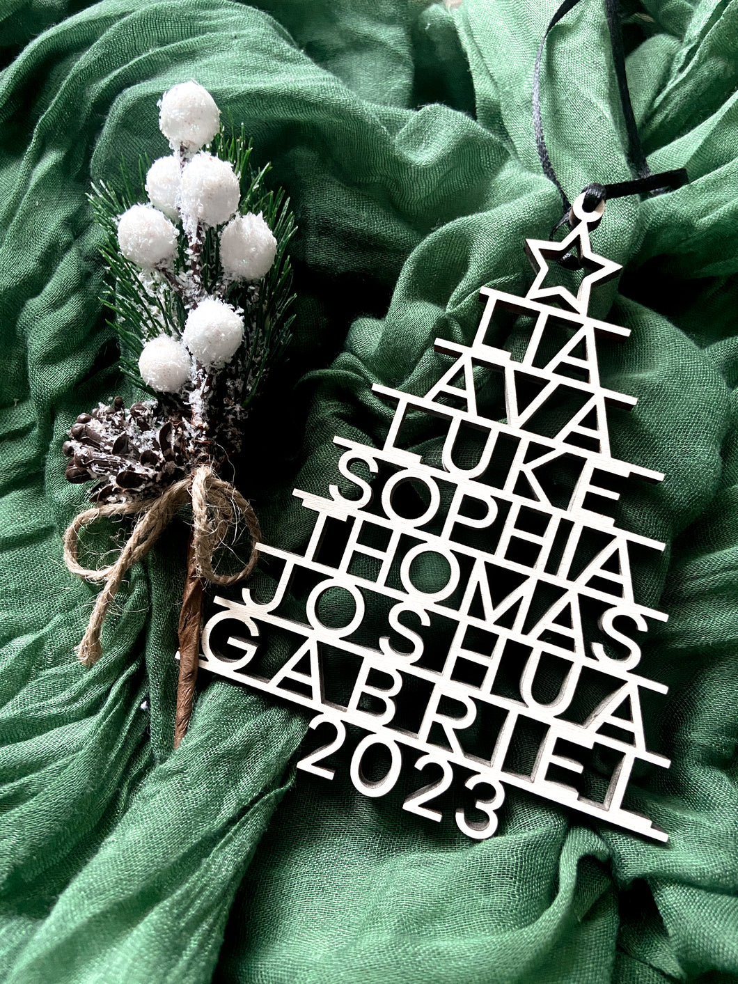 Family Christmas Tree Ornament 2023