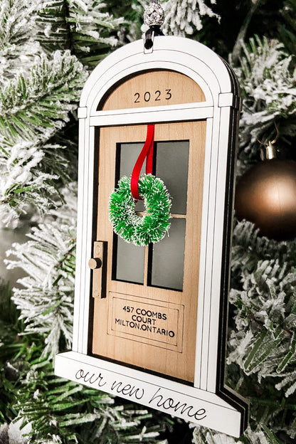 Housewarming new home christmas door ornament