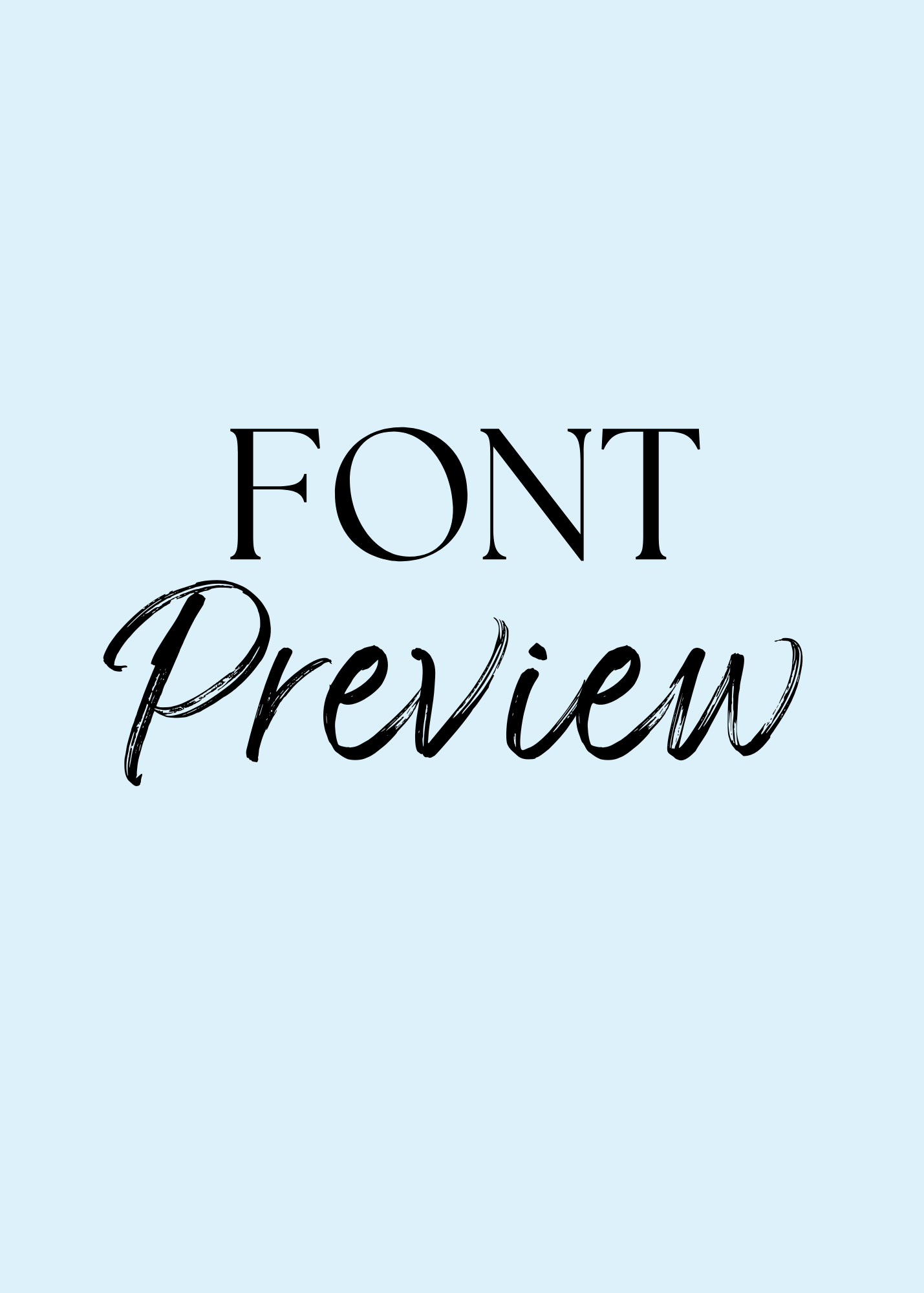 Font Previewer | The Cozy Nest Handmade