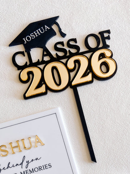 Graduation Cake Topper - Class of 2026