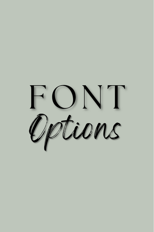 Font Previewer - The Cozy Nest Handmade