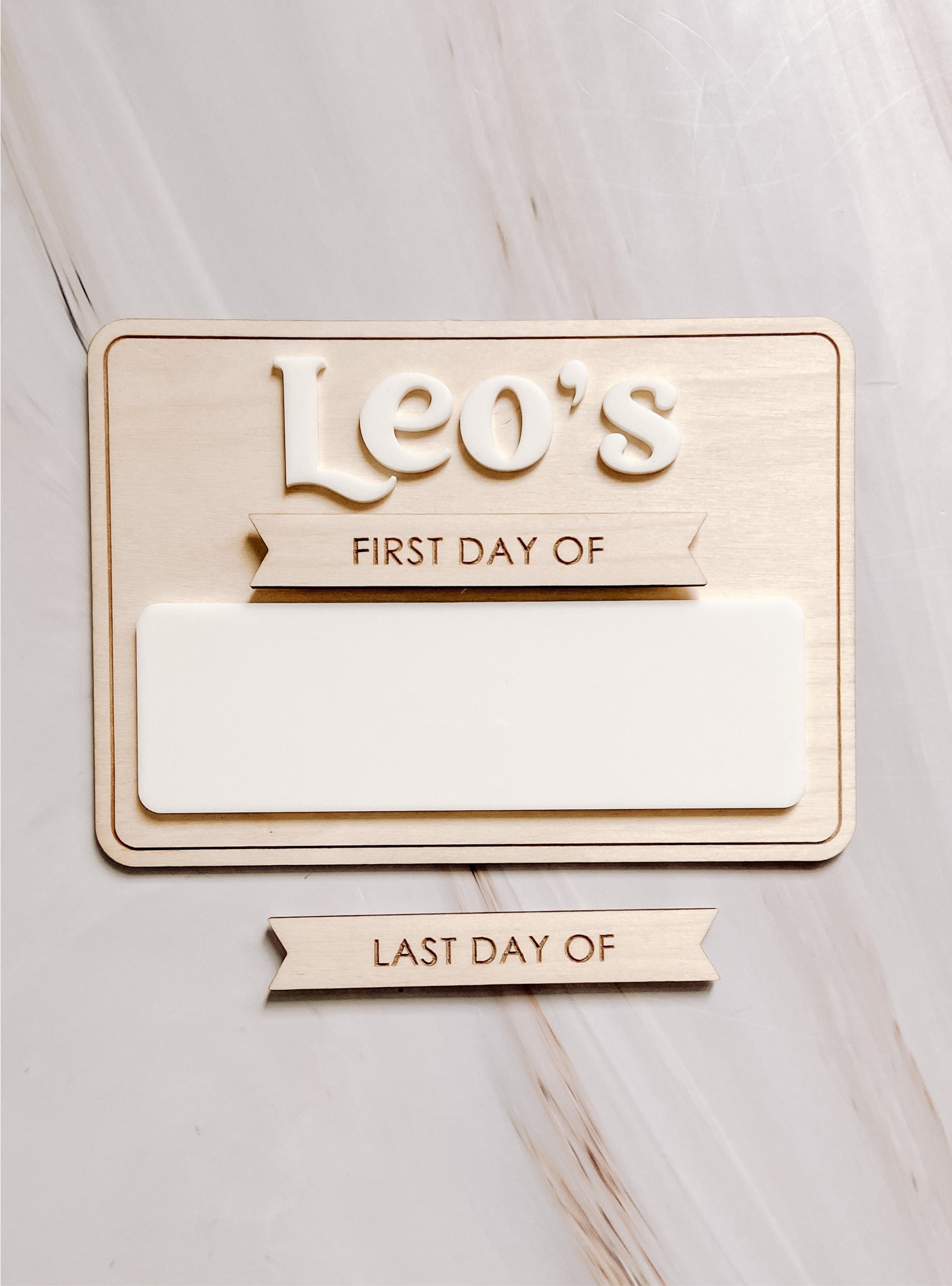 First Day of School Sign - The Cozy Nest Handmade