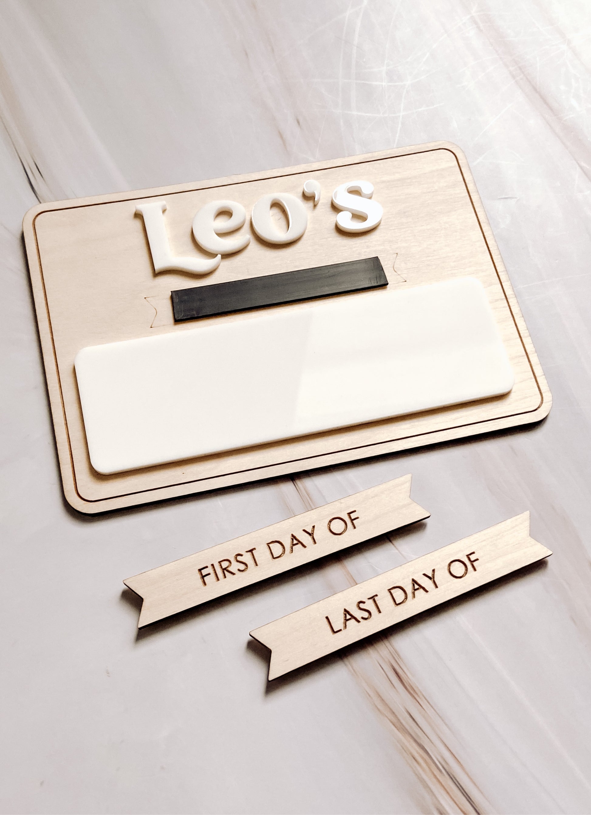 First Day of School Sign - The Cozy Nest Handmade