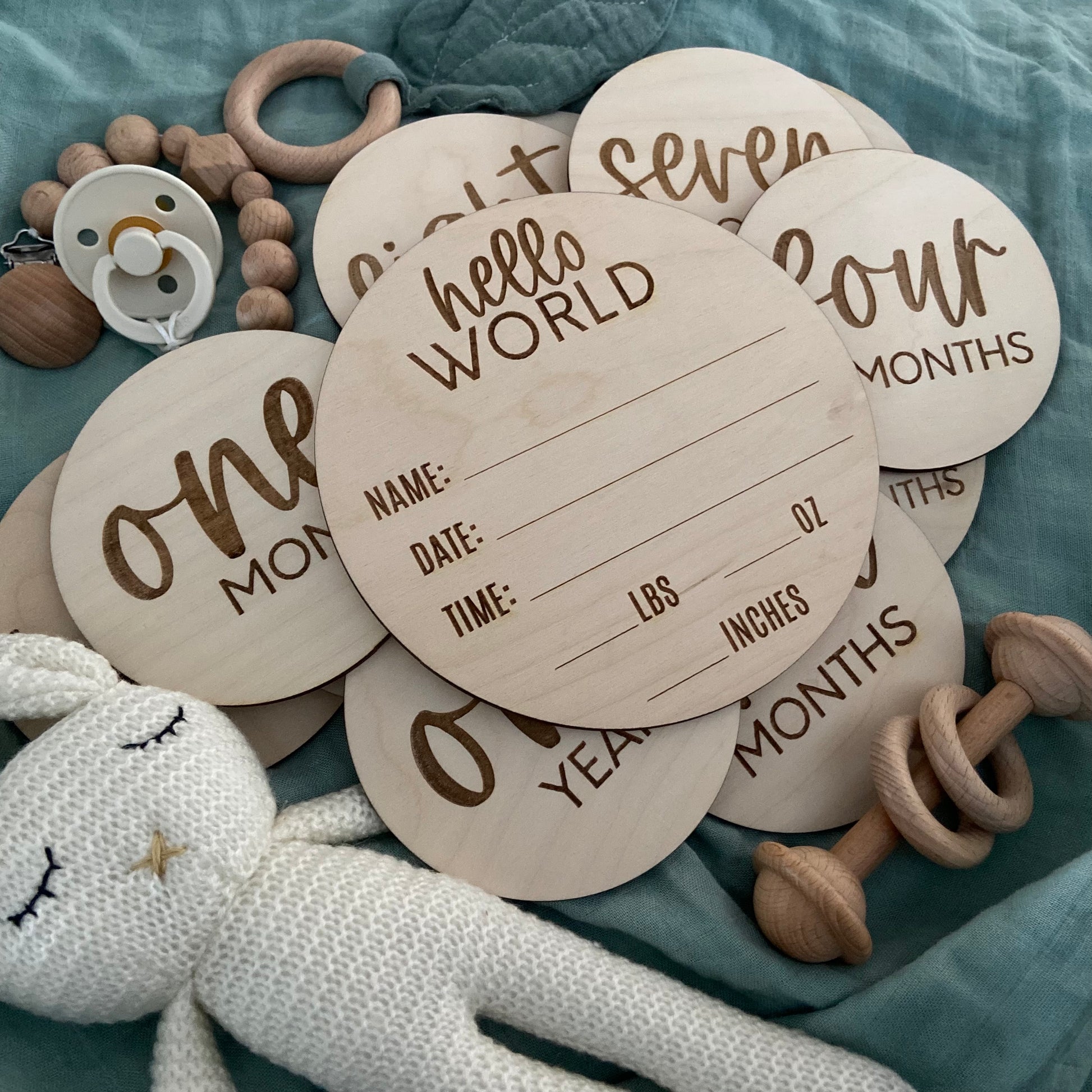 Birth Stat Announcement - The Cozy Nest Handmade