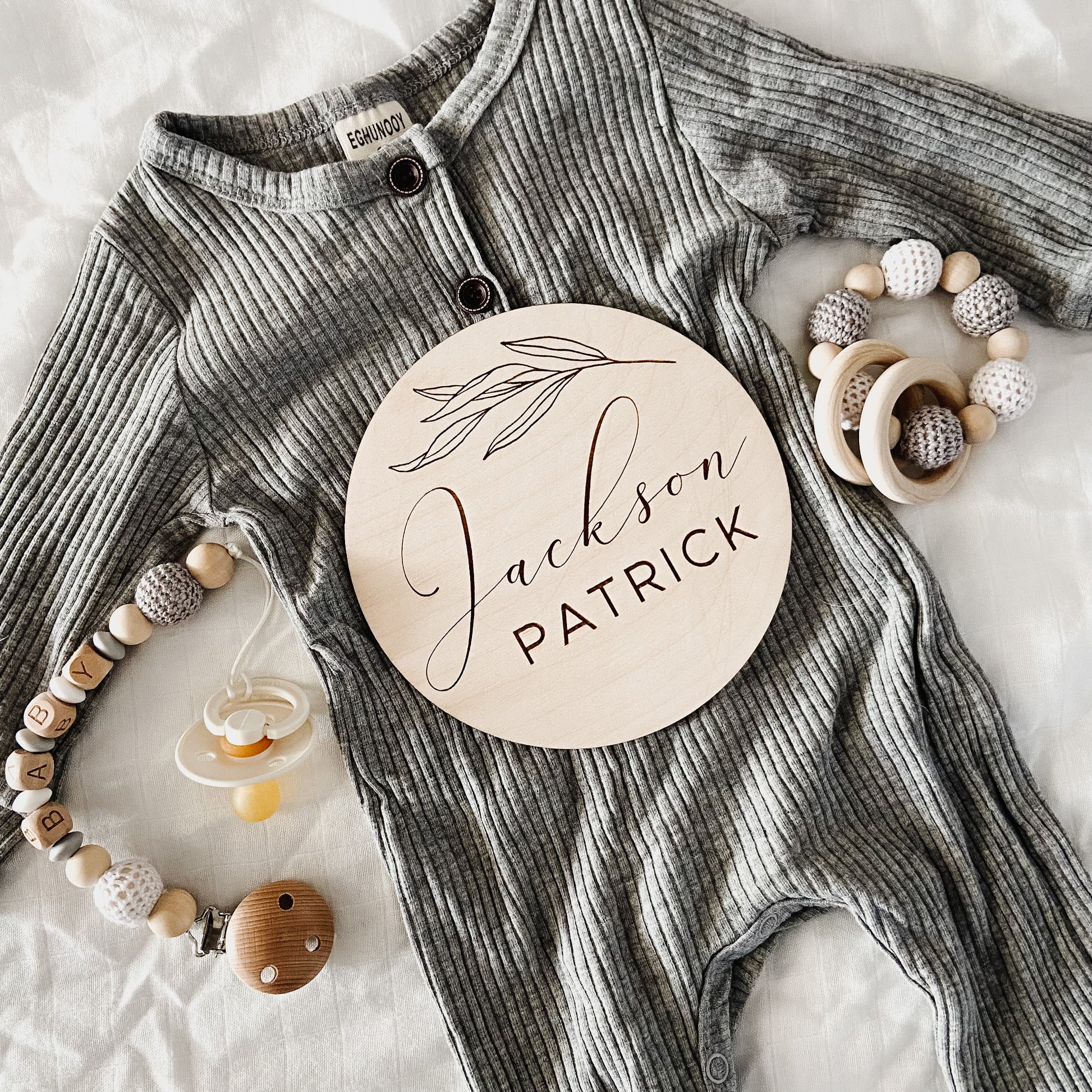 Name Announcements - The Cozy Nest Handmade