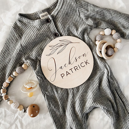 Name Announcements - The Cozy Nest Handmade
