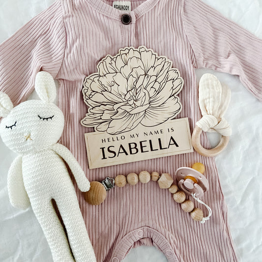 Name Announcements - The Cozy Nest Handmade