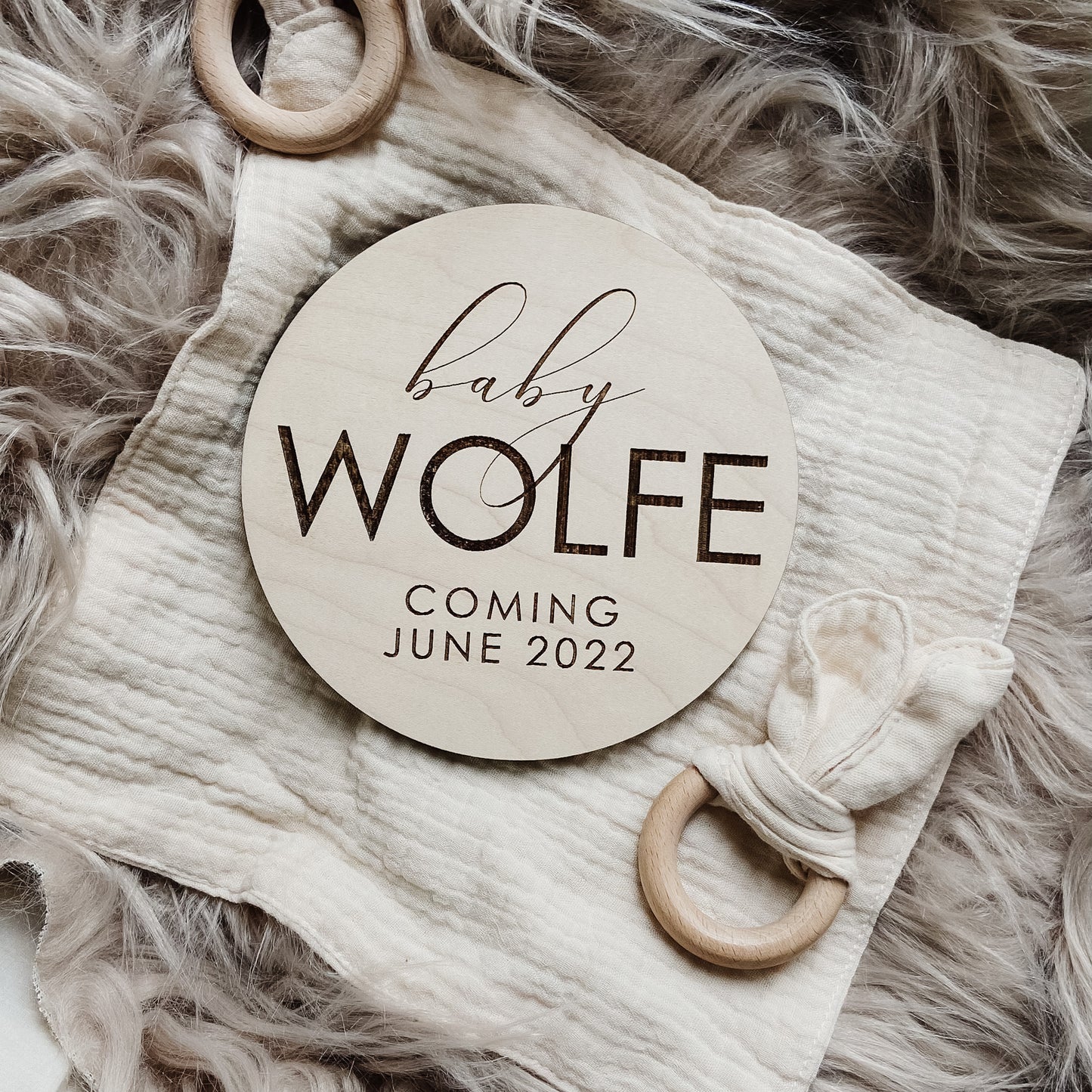 Pregnancy Announcement - The Cozy Nest Handmade