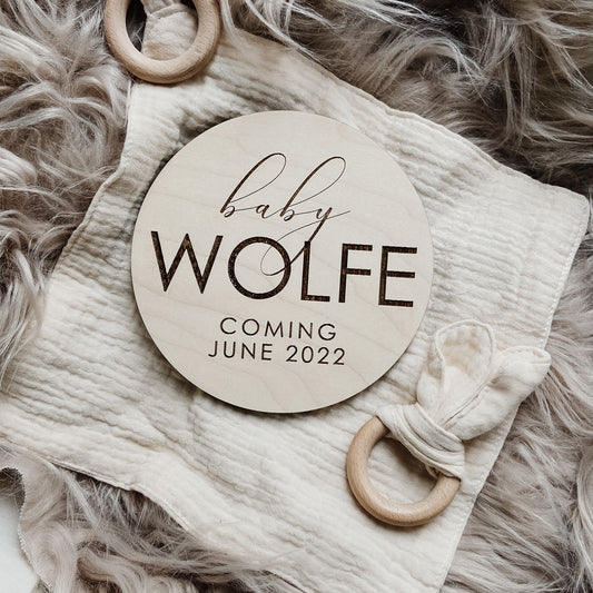 Pregnancy Announcement - The Cozy Nest Handmade