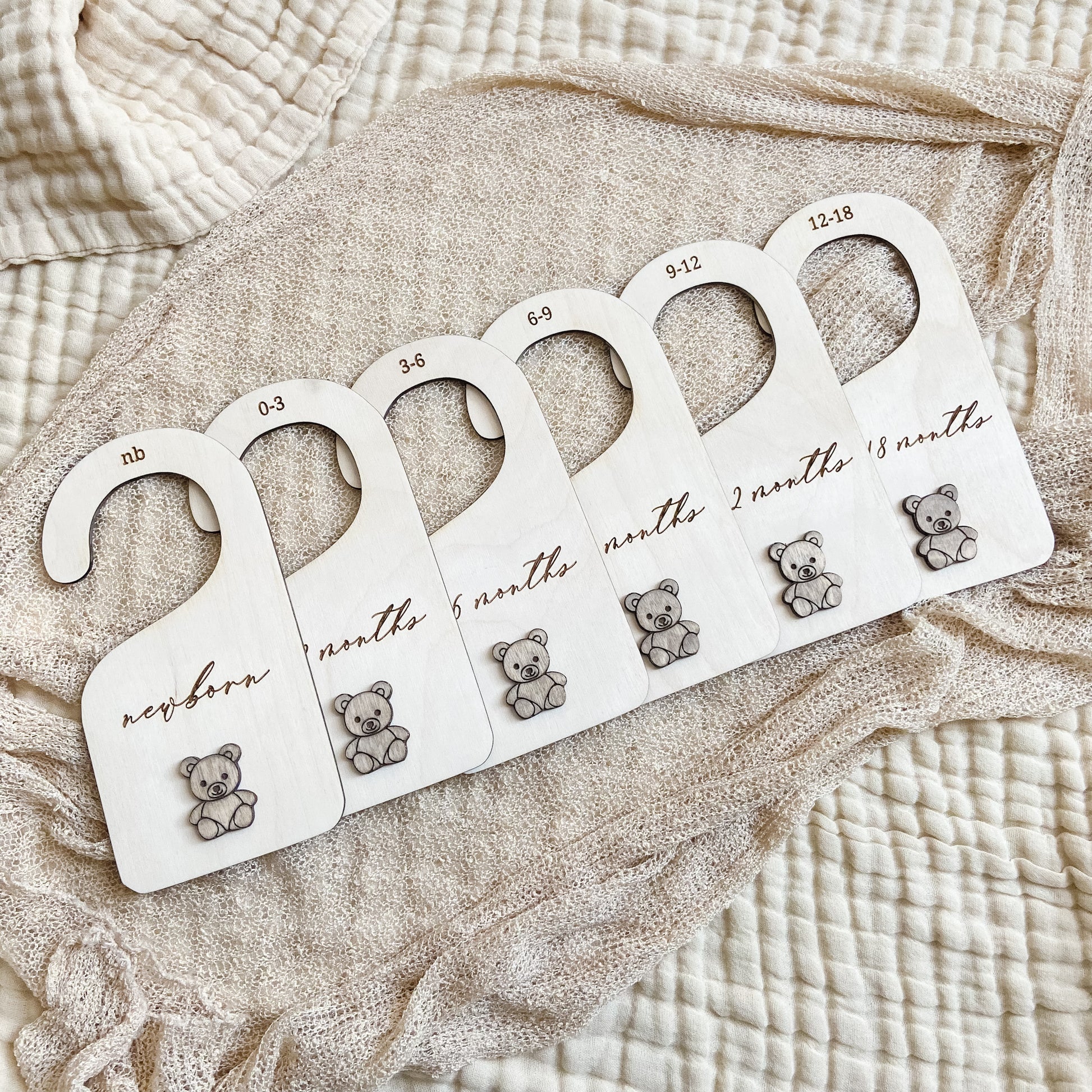 Baby Closet Dividers - The Cozy Nest Handmade