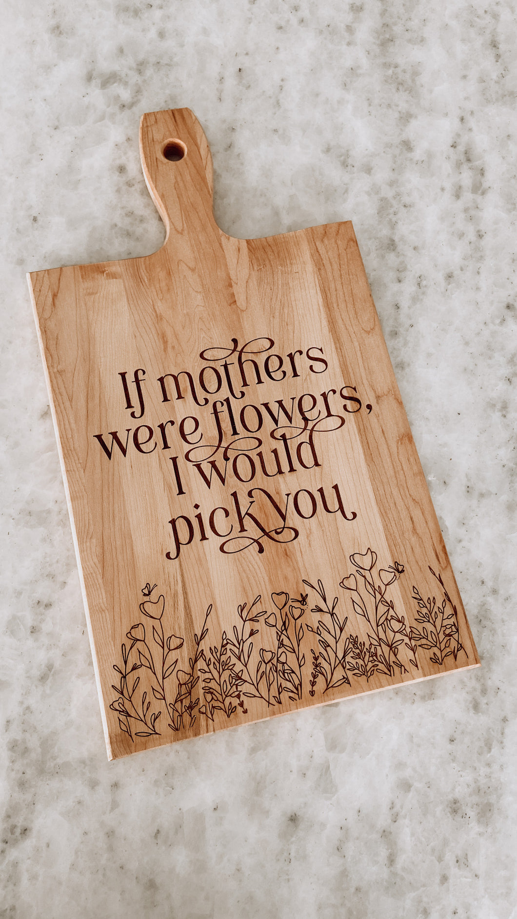 Engraved Keepsake Board for Mom