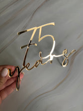 Load image into Gallery viewer, Milestone Cake Topper - Birthday/Anniversary
