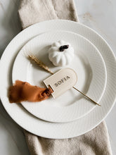 Load image into Gallery viewer, Acrylic Seating Cards - Luggage Tag Style with Ribbon
