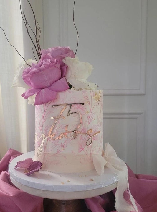 Milestone Cake Topper - Birthday/Anniversary