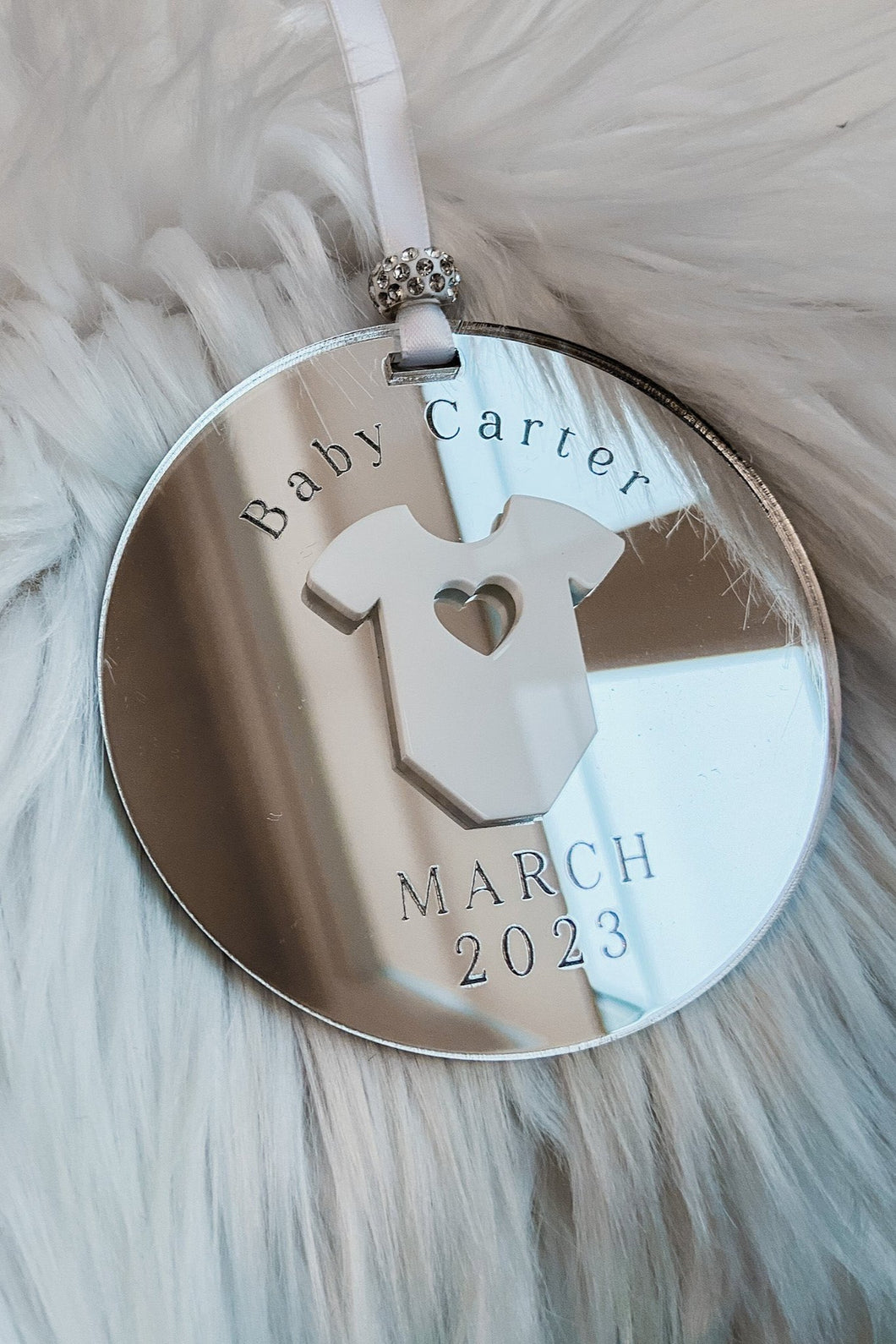 Acrylic Ornament for Expecting Parents