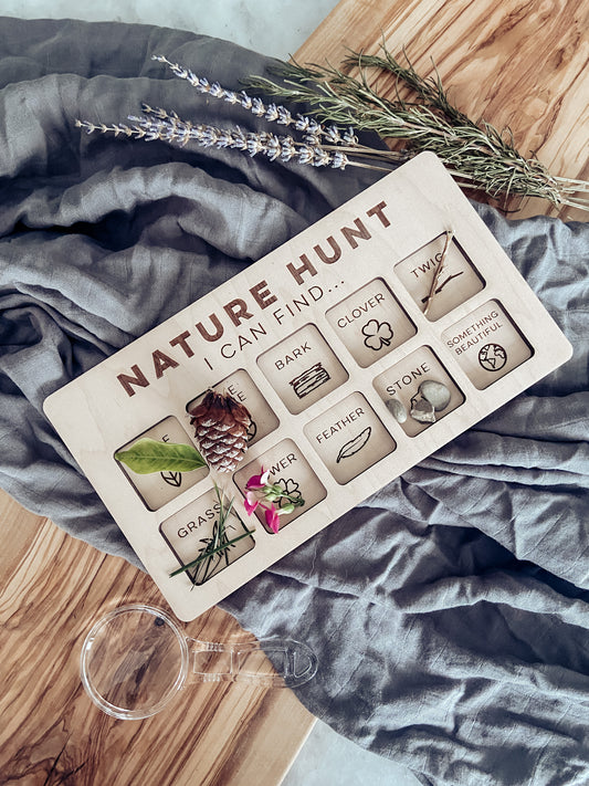 Nature Hunt Activity Board - The Cozy Nest Handmade
