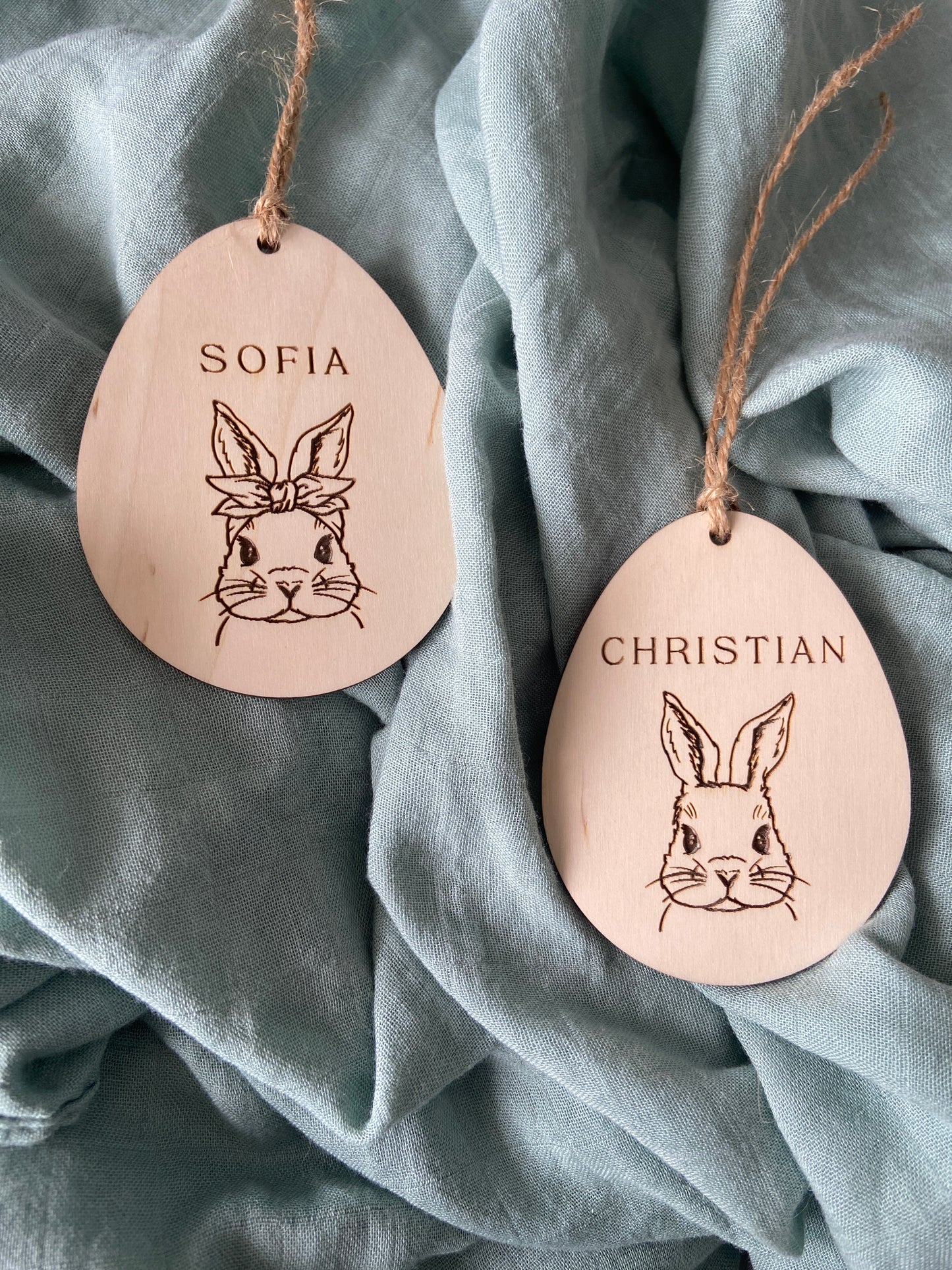 Easter Tags - Bunny Face