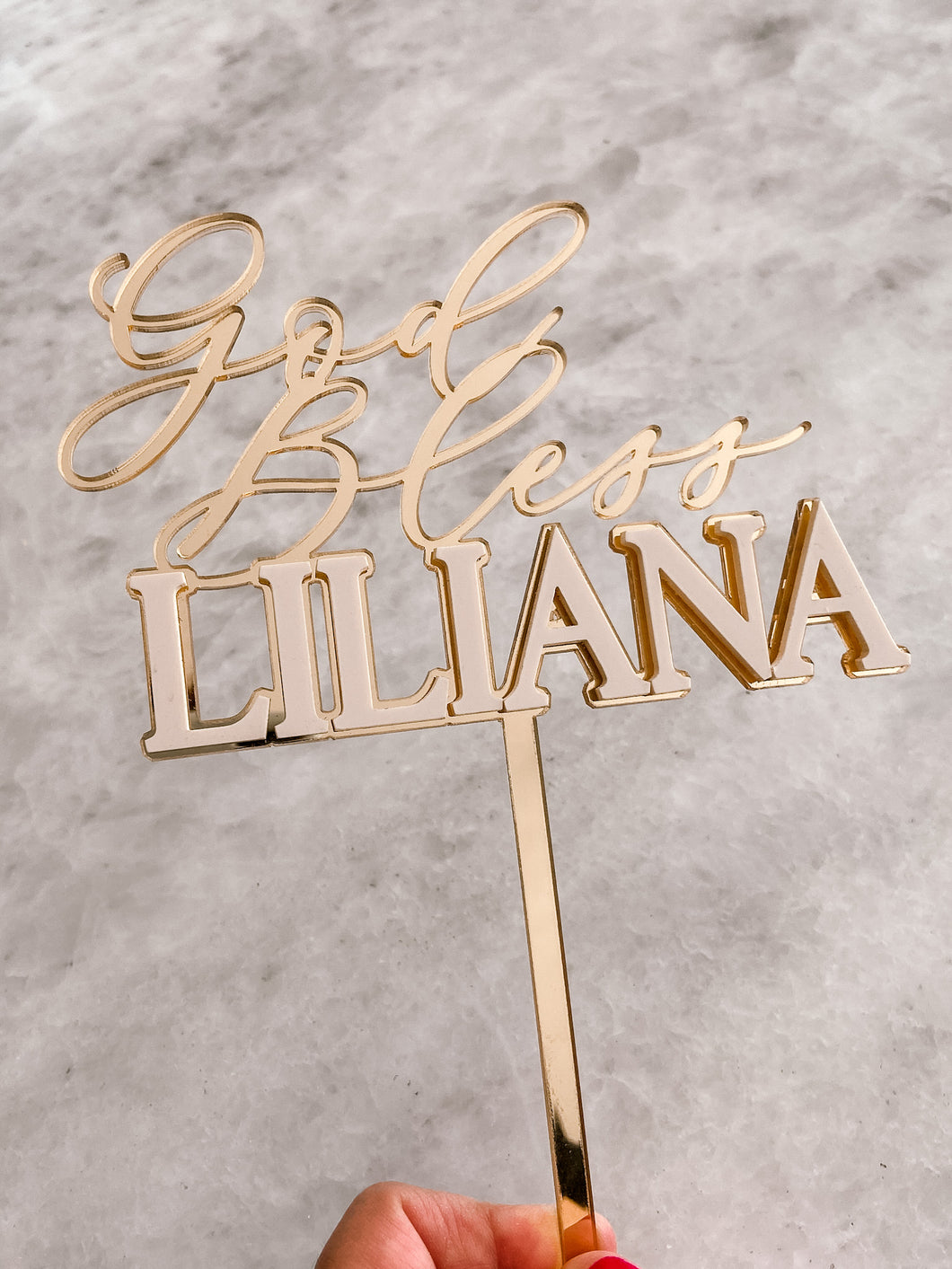 Sacrament Cake Topper - Two Layer