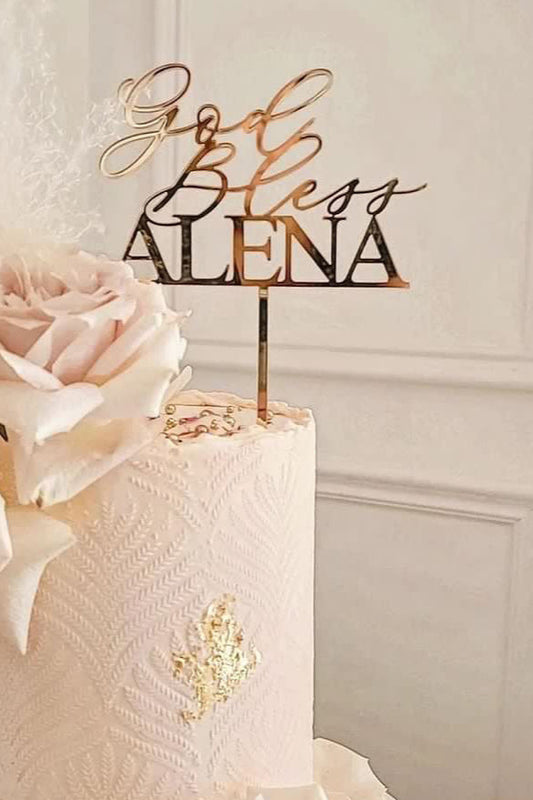 Sacrament Cake Topper - Single Layer - The Cozy Nest Handmade