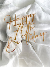Load image into Gallery viewer, Birthday Cake Topper - Single Layer
